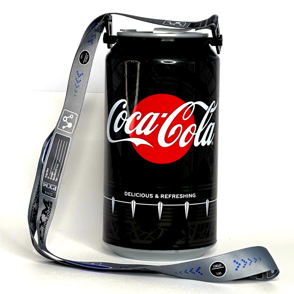 Disney Parks Avengers Campus Black Panther Coca Cola Oversized Can Wakanda Pym